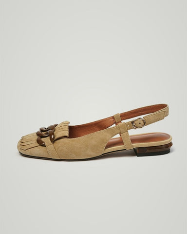 buckle-tassel-upper-sqaure-toe-flat-slip-on