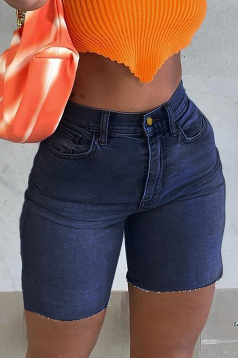 Rodress-freeshipping-back-colorful-bandage-denim-plus-size-shorts