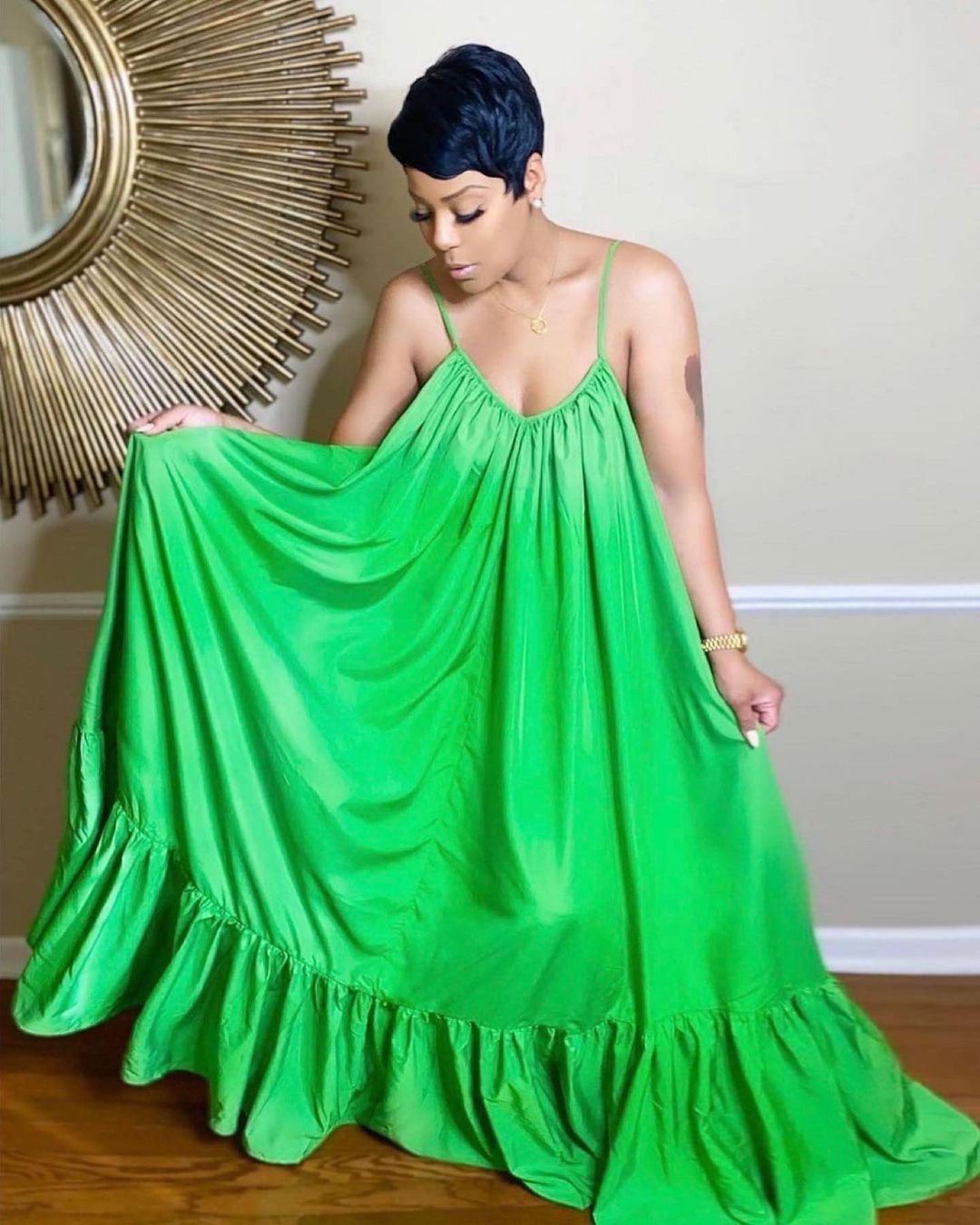 Online-clothing-casual-solid-backless-spaghetti-strap-loose-sling-dress-1