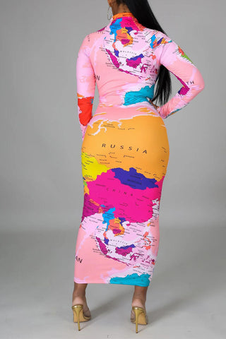 Sale-fashion-freeshipping-style-outfit-l3421219420-british-style-print-turtleneck-a-line-dresses
