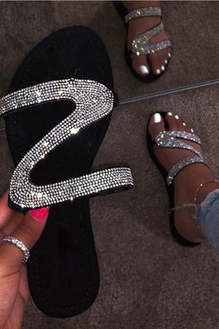 Sweet Sequined Silver Sandalsv Shoes