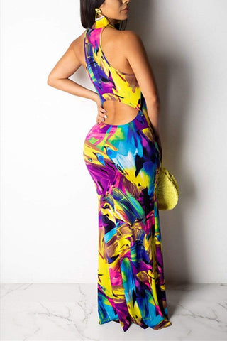 Sexy Fashion Package Hip Sleeveless Dress