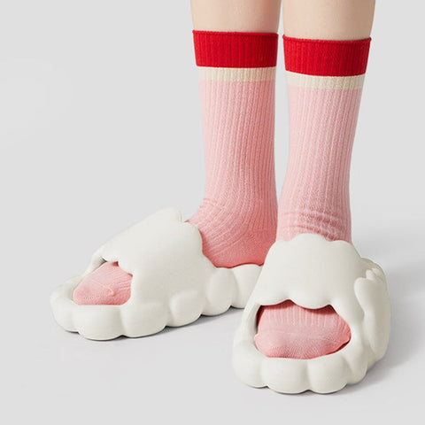 Beach Open Front Solid Slipper Shoes
