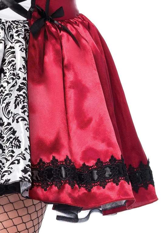 Online-clothing-plus-size-halloween-gothic-red-riding-hood-costume-mini-dress