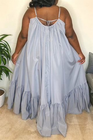 Online-clothing-casual-solid-backless-spaghetti-strap-loose-sling-dress-1