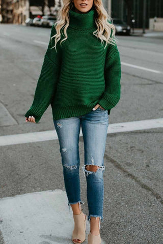 New Loose Style Turtleneck Sweater