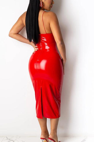 Online-clothing-plus-size-cami-midi-dresses-bag-hip-slit-sling-leather