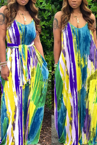 Fashion Loose Sleeveless V-Neck Dress