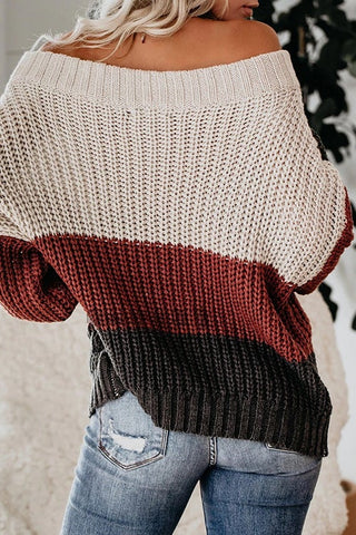 Fancy Season Off the Shoulder Sweater