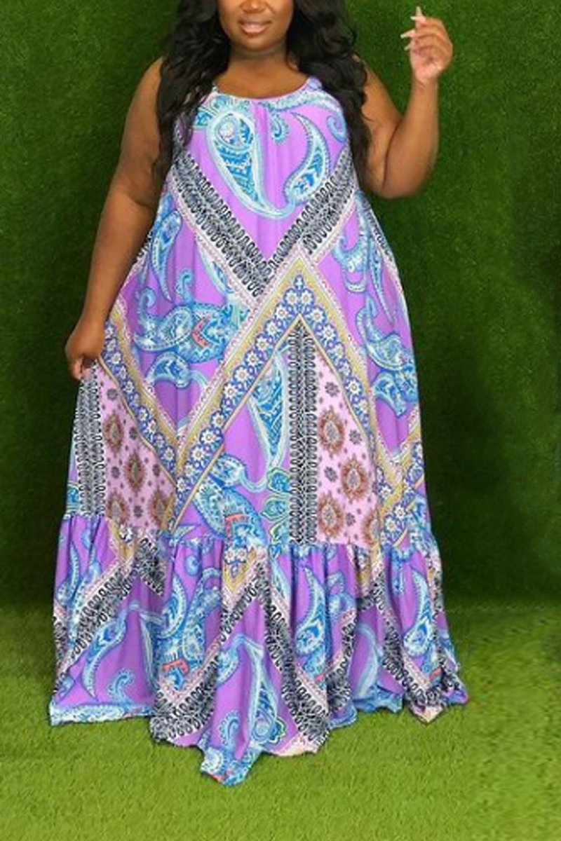 Rodress-freeshipping-spaghetti-straps-plus-size-loose-maxi-dress