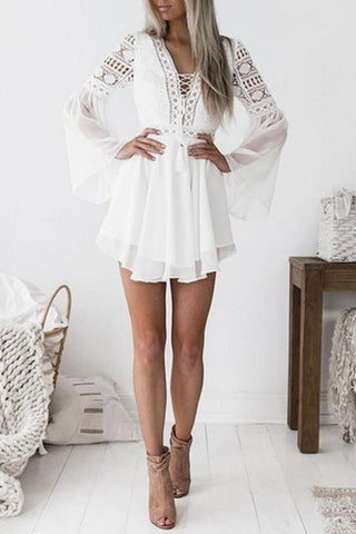 Believe in Love Lace Mini Dress