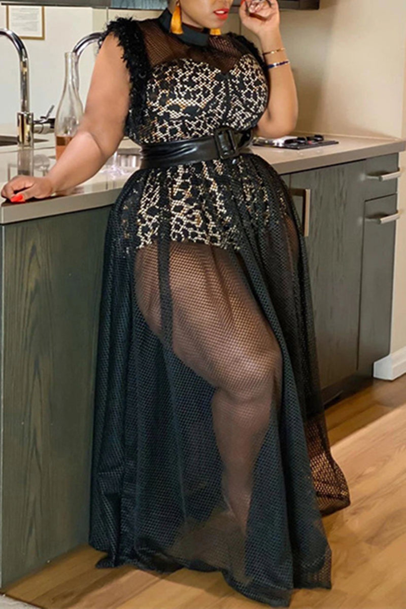 Free-shipping-online-clothing-plus-size-sexy-mesh-net-maxi-dress