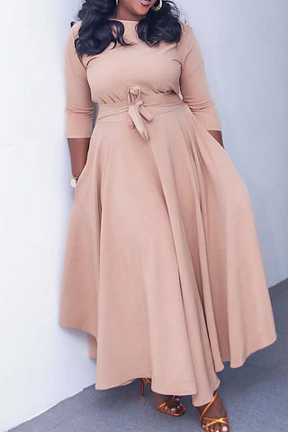 Rodress-dresses-l861577430-casual-solid-bandage-patchwork-o-neck-dresses