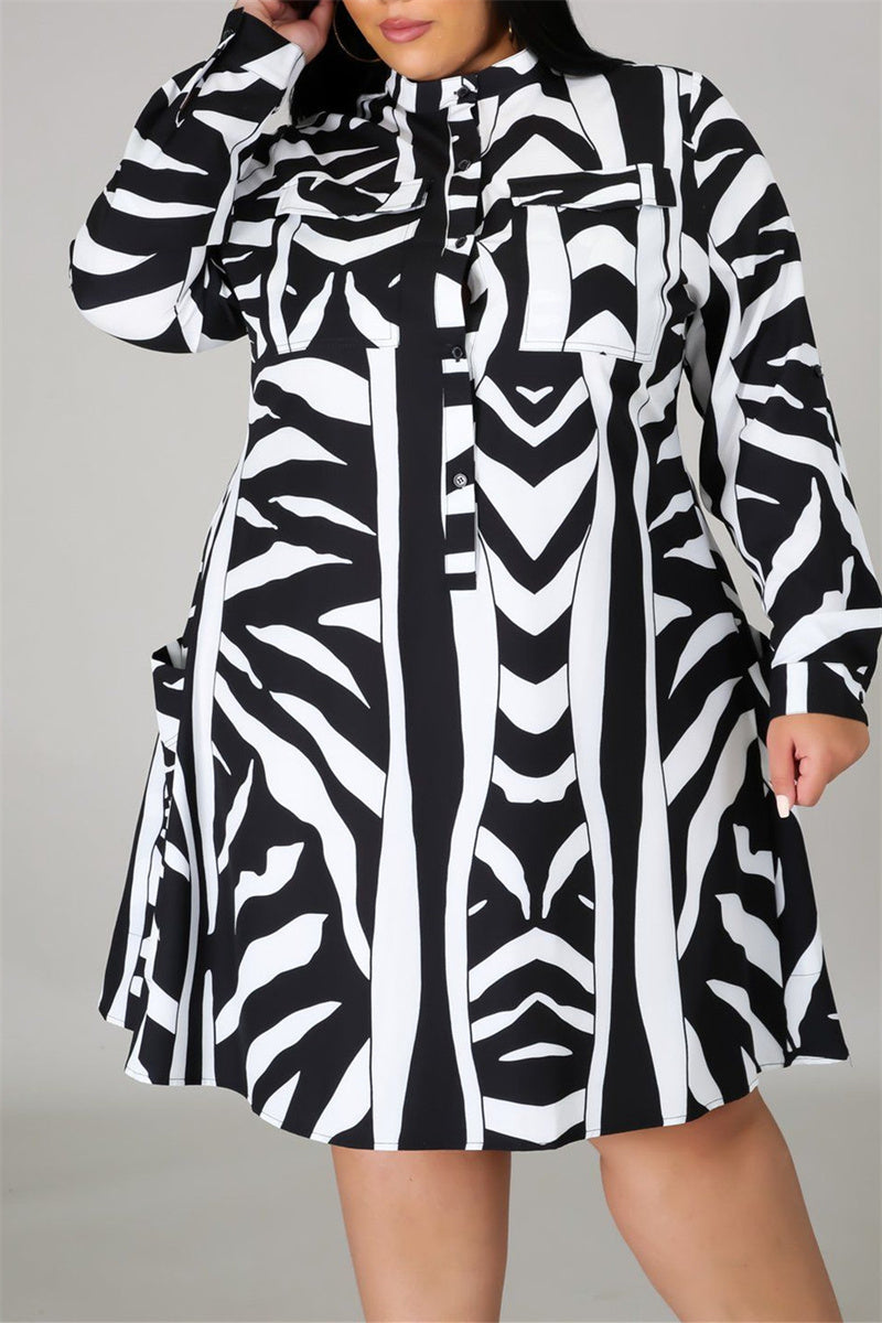 Online-clothing-plus-size-full-print-o-neck-long-sleeve-midi-dress_exix