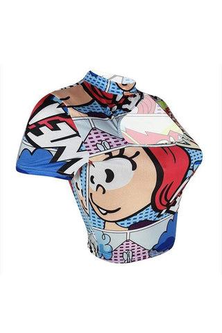 Fashion Print Short Sleeve T-Shirt