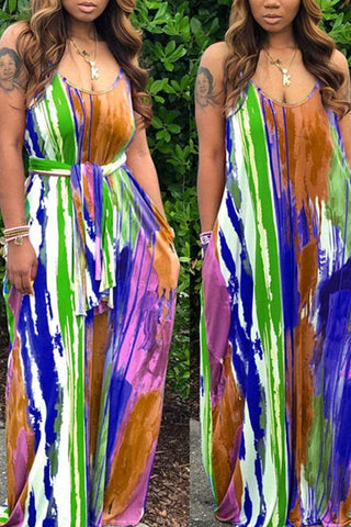 Fashion Loose Sleeveless V-Neck Dress