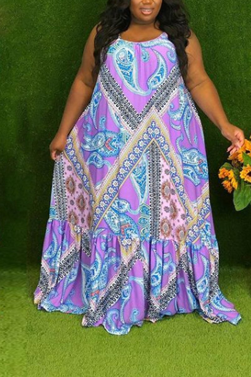 Rodress-freeshipping-spaghetti-straps-plus-size-loose-maxi-dress