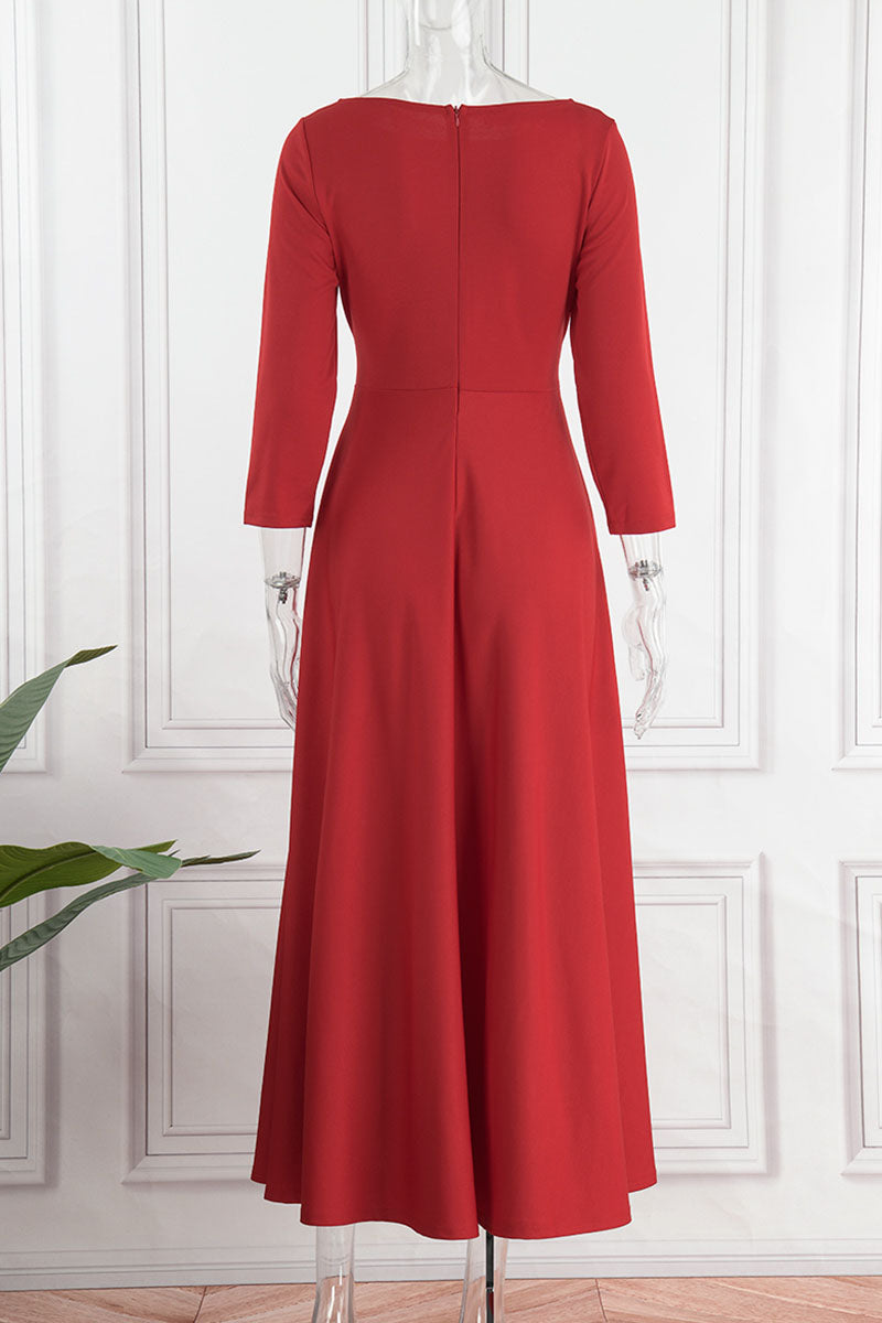 Rodress-dresses-l861577430-casual-solid-bandage-patchwork-o-neck-dresses