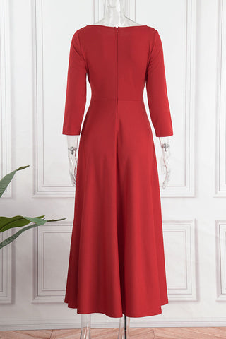 Rodress-dresses-l861577430-casual-solid-bandage-patchwork-o-neck-dresses