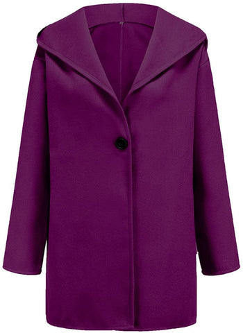 Free-shipping-online-clothing-fashion-lapel-pure-colour-overcoat