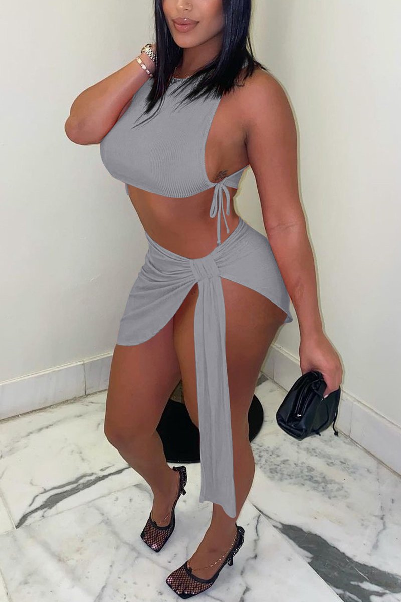 Rodress-freeshipping-asymmetric-hem-sleeveless-tie-up-two-piece-dresses