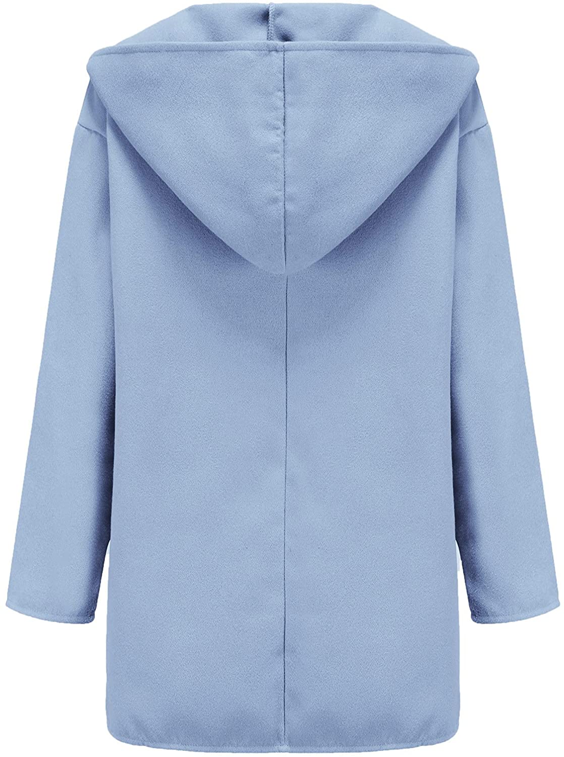 Free-shipping-online-clothing-fashion-lapel-pure-colour-overcoat