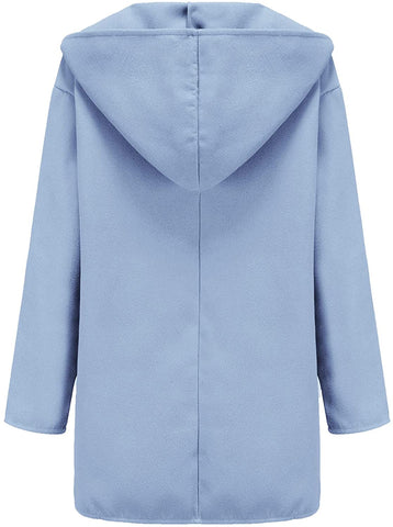 Free-shipping-online-clothing-fashion-lapel-pure-colour-overcoat