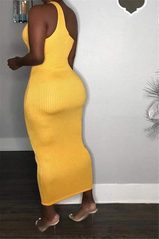 Sexy Fashion Sleeveless Slim-Fit Dress