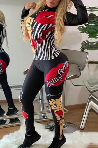 Sale-fashion-freeshipping-style-outfit-ko415668152029815-adult-fashion-sexy-character-two-piece-suits-letter-print-lips-print-pencil-long-sleeve