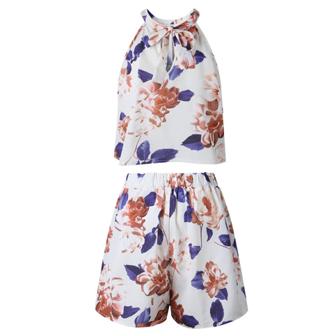 beige-floral-crop-top-and-shorts-matching-sets