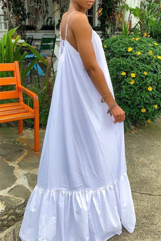 Online-clothing-casual-solid-backless-spaghetti-strap-loose-sling-dress-1