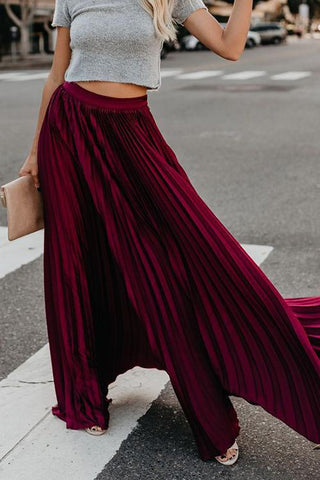 Rodress-love-poem-pleated-maxi-skirt
