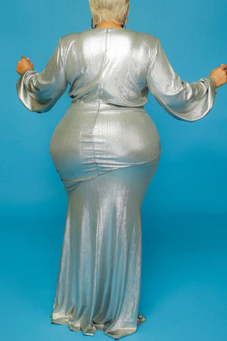 Online-clothing-plus-size-dresses-long-sleeve-gold-stamp-full-dress