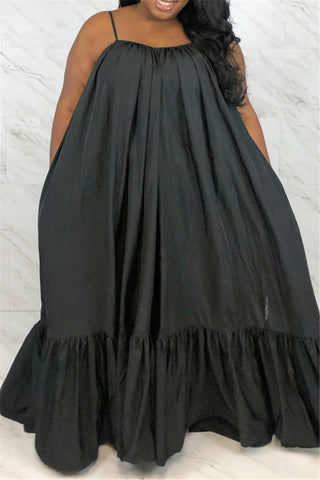Online-clothing-casual-solid-backless-spaghetti-strap-loose-sling-dress-1