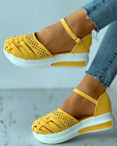 braided-hollow-out-ankle-strap-flatform-shoes