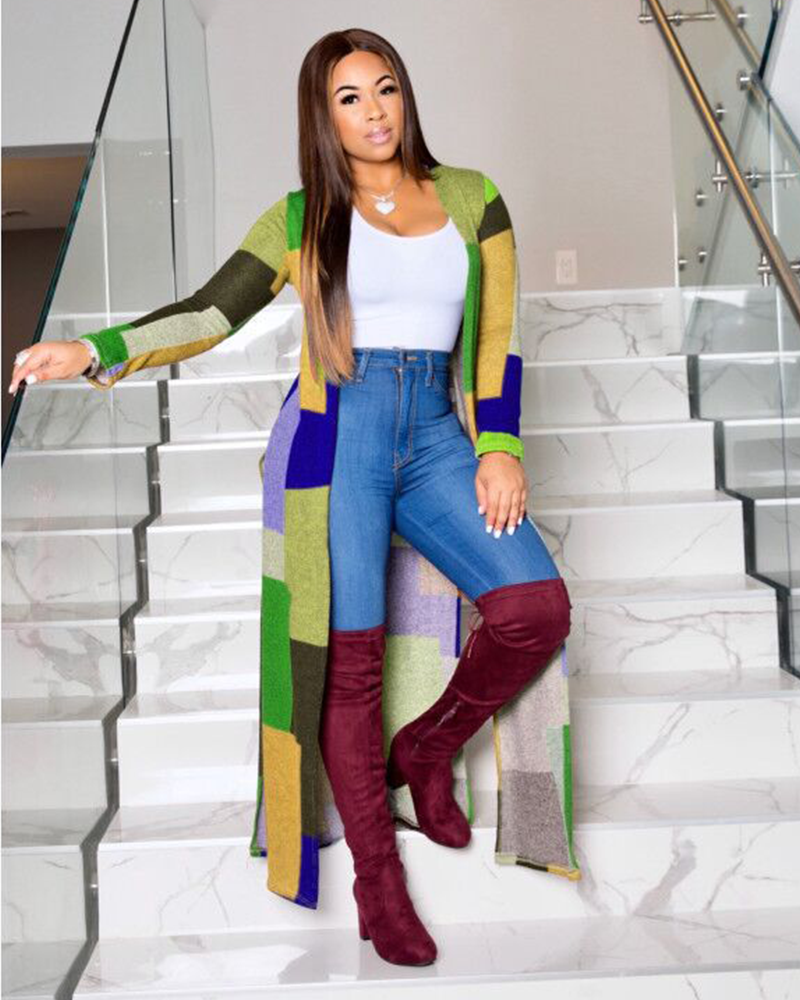 Rodress-women-clothing-freeshipping-style-fashion-dateoutfit-beautiful-color-block-cardigan