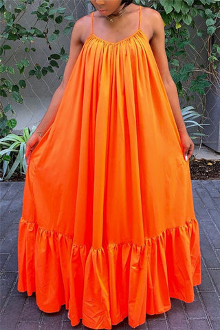 Online-clothing-casual-solid-backless-spaghetti-strap-loose-sling-dress-1