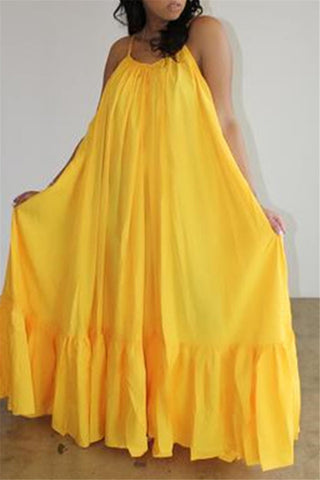 Online-clothing-casual-solid-backless-spaghetti-strap-loose-sling-dress-1