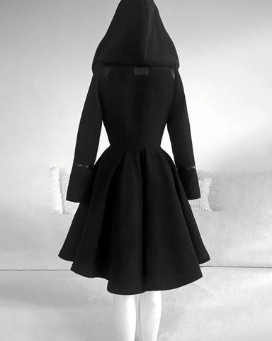 Free-shipping-online-clothing-black-panel-zip-dress-202400333172