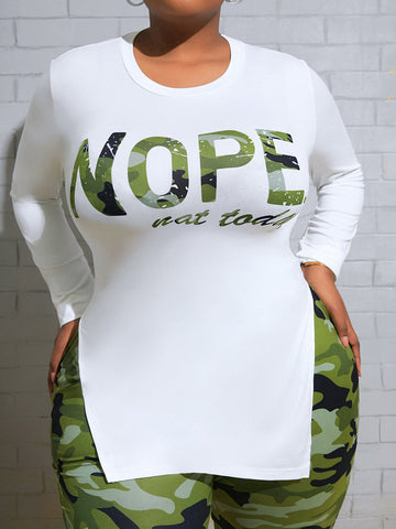 Free-shipping-online-clothing-pre-sale-plus-size-print-v-neck-wide-leg-pants-two-piece-set-1