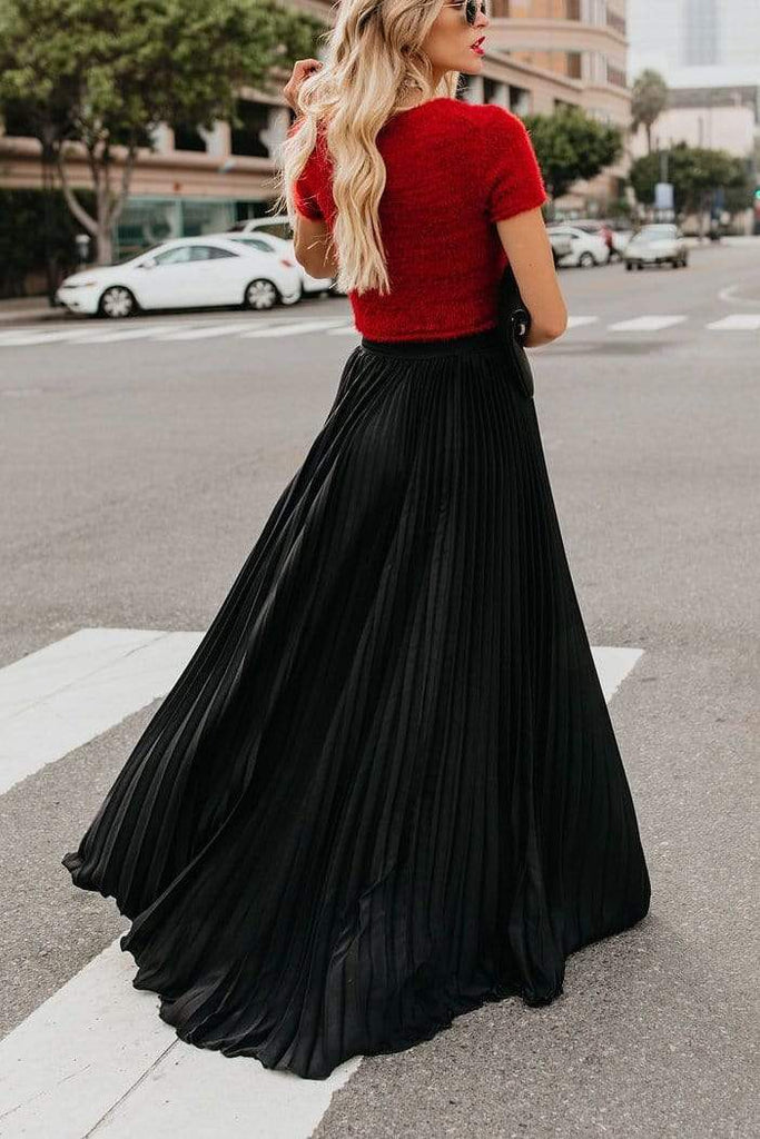Elegant Temperament Pleated Skirt – rodressonline