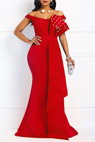 Online-clothing-plus-size-sequin-sexy-solid-pearl-v-neck-evening-dress-maxi-dress
