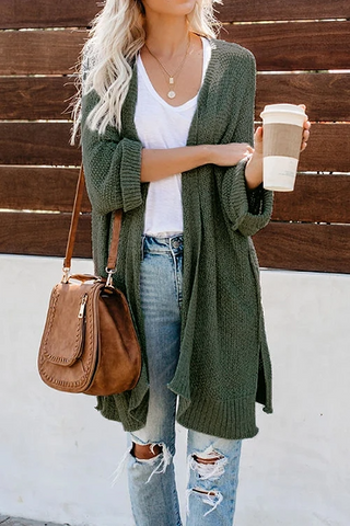 Long Sleeve Knit Cardigan