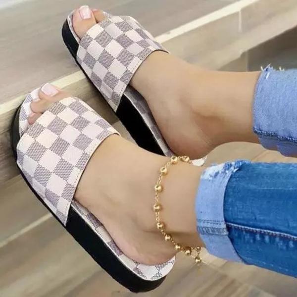 rodress-freeshipping-shoes-women-fashion-plaid-comfortable-casual-slippers