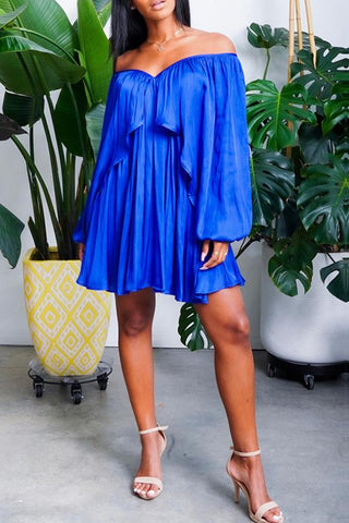 Free-shipping-online-clothing-sale-thigh-length-long-sleeve-pretty-solid-color-off-shoulder-casual-wear-dress-cc00797