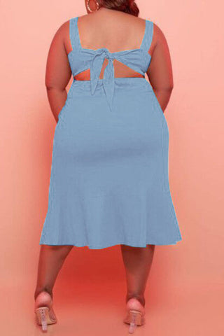 Free-shipping-online-clothing-sale-plus-size-sleeveless-pretty-solid-color-square-collar-casual-wear-dress-01377