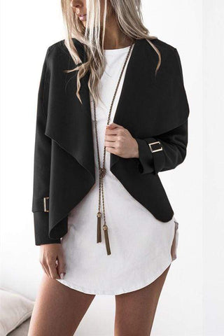 Autumn Fashion Lapel Coat Top