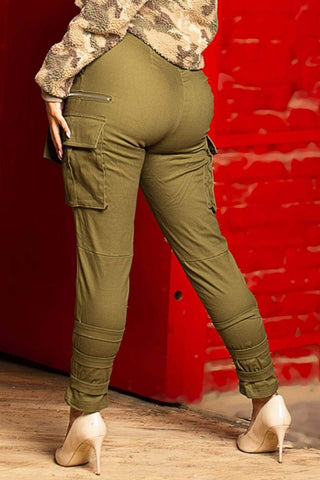 Fashion Casual High Waist Trousers