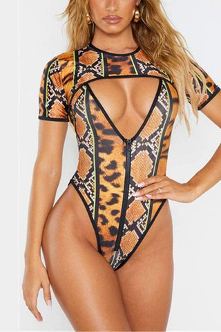 Sexy Fashion Printing Swimsuit Set