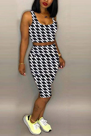 Fashion Digital  Print Two Piece